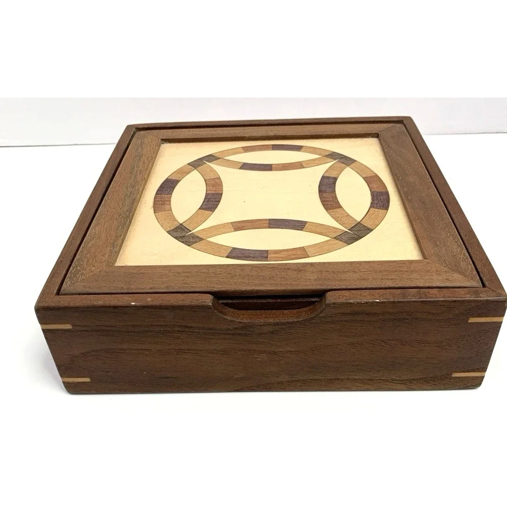 Wood Box Signed  By JG White 2006 Exquisite Vintage 2006